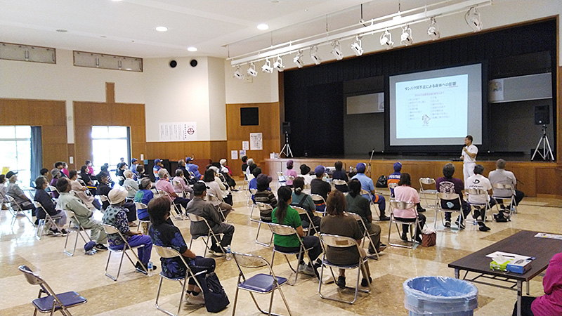 伊是名村健康フェア イベント講話