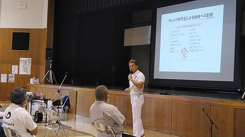 伊是名村健康フェア イベント講話 沖縄